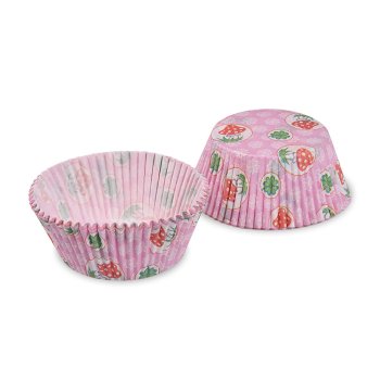 80 Stk. Gebäckkapseln Muffinförmchen Glückspilz Ø 50x30 mm